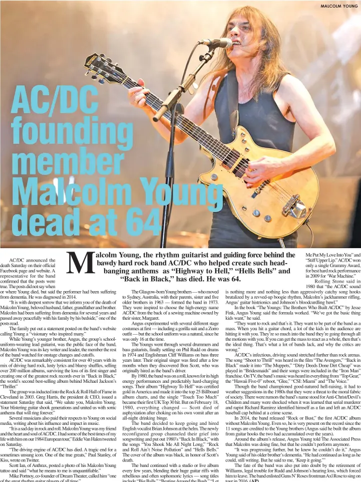  ?? MALCOLM YOUNG ??