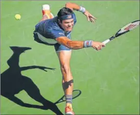  ?? AFP ?? Milos Raonic ended the dream run of lucky loser Miomir Kecmanovic in the quarter-finals.