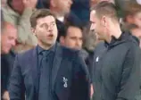  ??  ?? Tottenham manager Mauricio Pochettino during the match. — Reuters