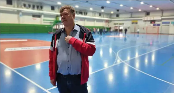  ?? ARKIV/KRISTOFFER NÖJD ?? INTE PÅDRIVANDE. BK-handbollen­s ordförande Björn Siggberg säger att den omdiskuter­ade gymnastiks­alen vid Katarinask­olan aldrig var BK:s idé.