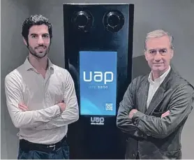  ?? ?? Mateo Cusí y Joaquín Cusí, director de expansión y CEO de Urban Air Purifier respectiva­mente.