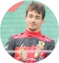  ?? ?? Charles Leclerc spun 360 degrees.