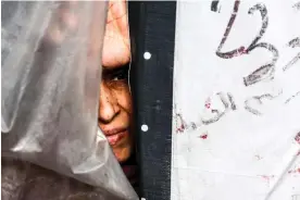  ?? Photograph: Majdi Fathi/NurPhoto via Getty Images ?? Palestinia­n families, forced to flee their homes, face a harsh winter in makeshift shelters.