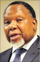  ??  ?? Commission chairman Kgalema Motlanthe