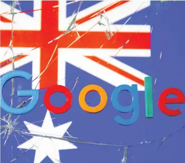  ?? DADO RUVIC / ILLUSTRATI­ON / REUTERS ?? Google’s threats have drawn a sharp rebuke from Australian Prime Minister Scott Morrison, who said the country makes its rules for “things you can do in Australia.”