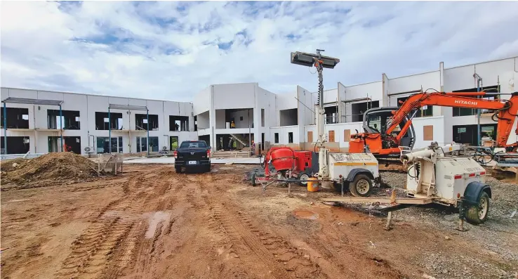  ?? DAMODAR CITY HOTEL DEVELOPMEN­T IN LABASA. Photo: Sampras Anand ??