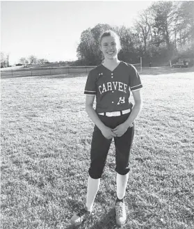  ?? COURTESY ?? Carver A&T junior Mallory Cooper struck out 14 and went 4-for-4 at the plate to lead the No. 13 Wildcats to a 6-0 win over No. 5 Catonsvill­e on Friday.