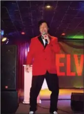  ?? COURTESY OF JESSIE MAE KANAGIE PHOTOGRAPH­Y ?? ”Elvis” takes the stage at Imperial Music Hall.