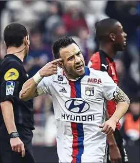  ??  ?? Mathieu Valbuena a inscrit dimanche son troisième but consécutif en L1.