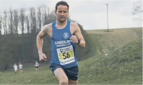  ?? (Photo: Stuart Whitman) ?? Sunderland Harrier Michael Barker on the run