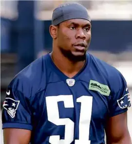  ?? JOHN TLUMACKI/GLOBE STAFF ?? A second-round pick last year, defensive end Keion White could be in line to get more playing time on passing downs.