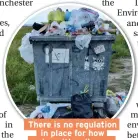  ??  ?? There is no regulation in place for how universiti­es dispose of waste