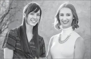  ?? Herald photo by Ian Martens @IMartensHe­rald ?? Scholarshi­p recipients Mallory Adams and Geni Witdouck were honoured at a Thursday event as part of the Rotary Club of Lethbridge East and Exhibition Park Agricultur­al Scholarshi­p Awards.