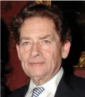  ??  ?? Calls for an ultimatum: Lord Lawson