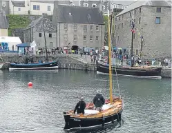  ?? Picture: Angus Whitson. ?? A nice day out by the sea for Portsoy Boat Festival.