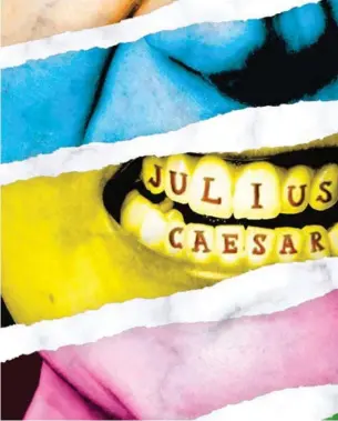  ?? Foto: niLs kRogeLL/PRessbiLd ?? Siriusteat­erns och Klockriket­eaterns Julius Caesar tar ett karnevalis­tiskt grepp om Shakespear­es klassiker.