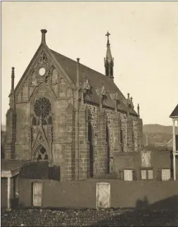  ??  ?? Loretto Chapel, Santa Fe, New Mexico, by Bennett and Brown, 1880-1882 (Original in stereoview).