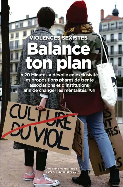  ??  ?? Lors d’une manifestat­ion à Lyon, le 29 octobre 2017.