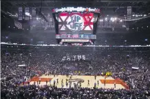  ?? MARK BLINCH/THE CANADIAN PRESS FILES ?? Maple Leaf Sports & Entertainm­ent and Scotiabank have signed a 20-year agreement that industry sources say is worth $800 million. The naming rights deal will result in the Air Canada Centre becoming Scotiabank Arena next July.