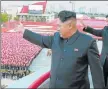  ??  ?? KIM JONG-UN. Desfiles, la marca de los totalitari­smos.