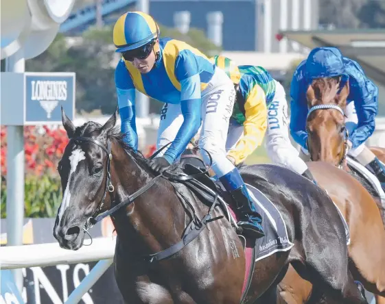  ??  ?? Music Magnate is good to go for the Victory Stakes with trainer Bjorn Baker hopeful the conditions will improve.
