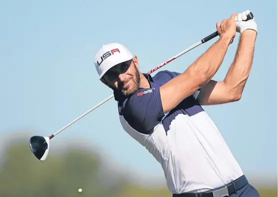  ?? Picture: PA. ?? Dustin Johnson won the US Open at Oakmont last year despite the interventi­on of USGA officials.