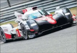  ??  ?? RESISTENCI­A. El Toyota TS050 Hybrid del WEC.