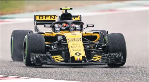  ??  ?? DEBERES. Renault necesita hacer muchos progresos en su unidad de potencia si quiere competir a un mayor nivel la próxima temporada.