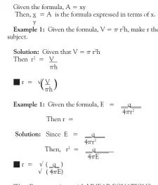  ??  ?? We will now continue with LINEAR EQUATIONS.