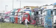  ??  ?? Trucks from all over the UK made the journey to Porthcawl