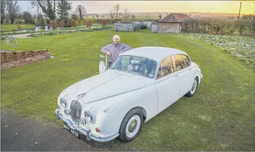  ?? PICTURE: TONY JOHNSON ?? GOOD LOOKS: Jon Denton spotted this Mark 2 Jaguar featured in The Yorkshire Post and bought it for £22,425.