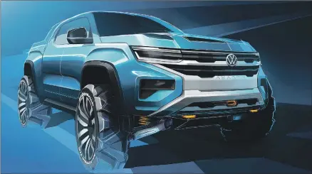  ?? ?? POSSIBILIT­Y: Volkswagen Group heads are keen to produce an electric pick-up truck.