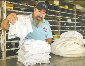  ??  ?? Cairo Podham started working in the boning room at Fletcher Internatio­nal Exports around 29 years ago. PHOTO: DUBBO PHOTO NEWS