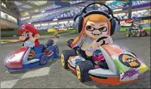  ?? CONTRIBUTE­D ?? “Mario Kart 8 Deluxe” is a revamped version of “Mario Kart 8” from the Nintendo Wii U, available for the Nintendo Switch portable game console. It includes new characters, a revamped Battle Mode and more additions.