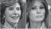  ??  ?? Laura Bush Melania Bush