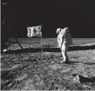  ?? Neil Armstrong / AFP / Getty Images file photo ?? This July 20, 1969, photo by Neil Armstrong shows Buzz Aldrin on the moon.