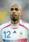  ??  ?? Thierry Henry
Ex attaccante di Arsenal e Barcellona, 40 anni, è nato a Les Ulis, periferia sud della capitale francese, dove i genitori si trasferiro­no dalle Piccole Antille