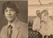  ?? Foto: the washington post ?? Jim Vansickle, en una imagen cuando era estudiante de secundaria; a la derecha, junto a su nieta, en la actualidad.
