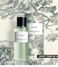  ??  ?? LUCKY TOILE DE JOUY