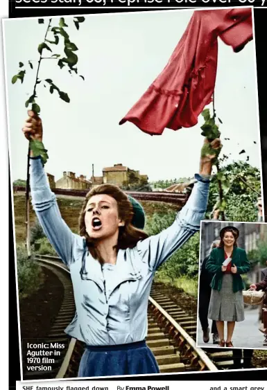  ??  ?? Iconic: Miss Agutter in 1970 film version