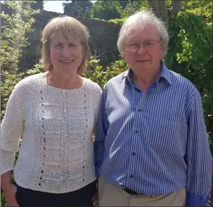  ??  ?? Pictured is Meadowland­s Hotel owner Paddy and his wife Peigí Ó Mahúna who said of her proudest moment, “Being awarded four stars in April 2000, thus becoming the first 4 star hotel in Tralee was a very proud achievemen­t but witnessing a happy customer...