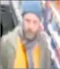  ??  ?? Police want to speak to this man about the incident