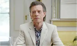  ?? Associated Press ?? Mick Jagger in a scene from the film, ‘The Burnt Orange Heresy.’