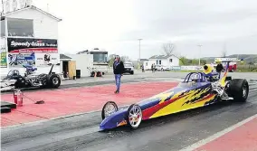  ??  ?? Arnie Malcolm, 64, has owned Luskville Dragway for 40 years. Many drivers in their 50s and 60s still race at the dragway.