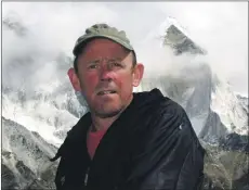  ??  ?? Simon Yates has conquered some of the most remote and dangerous mountain ranges in the world.