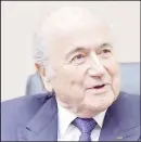  ??  ?? Sepp Blatter