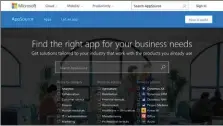  ??  ?? In AppSource sollen Unternehme­nskunden ergänzende Software für ihre Business-Applikatio­nen von Microsoft finden.