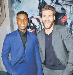  ??  ?? Boyega (left) and Eastwood attend ‘Pacific Rim Uprising’ premiere at TCL Chinese Theatre Imax on Wednesday in Hollywood, California. — AFP photo