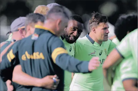  ?? Picture: GERHARD DURAAN, BACKPAGEPI­X ?? WE’RE ALL BOKS: Schalk Brits says he does not see himself as the “second or third-choice hooker” in the Springbok squad. “I know I play a little differentl­y to other hookers so when I do get a chance I’ll bring that to the game,” he said.