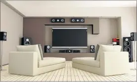 ?? PHOTO: ISTOCK ?? RELAXATION: Home theatres are increasing­ly popular and should suit the needs of all family members